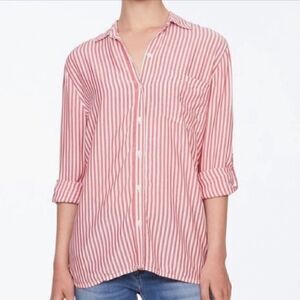 BeachLunchLounge Striped Button Up 